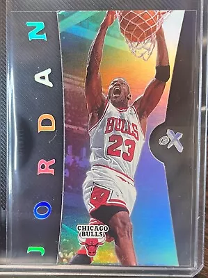 Michael Jordan 2006-07 Fleer E-X Chicago Bulls Basketball Card # 4 GOAT Nice EX • $109.99