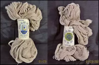 2 Sk Vtg Botany Sport Wt No Dye Lot Virgin Wool Yarns 4 Knitting & Crochet • $6.99