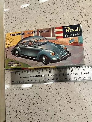 Vintage Revell S  Cadet Series Volkswagen Deluxe H-906 1/40 Model Car Kit 1960 • $29.14