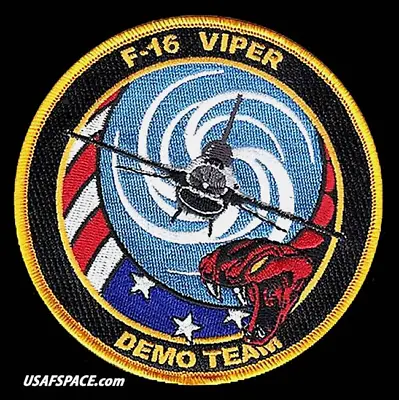 USAF-F-16 VIPER -DEMONSTRATION TEAM -Davis-Monthan AFB- ORIGINAL AIR FORCE PATCH • $10.95