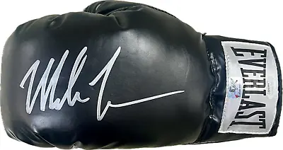 Mike Tyson Signed Autographed Black Boxing Glove JSA & Mike Tyson Holo Authen L • $134.99