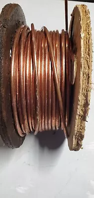 PER FOOT 4 AWG Solid Bare Copper Conductor Soft Drawn Ground Wire • $1.10