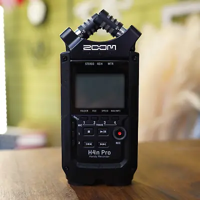 ZOOM H4n Pro Handy Recorder BLK All Black Edition 4-Track MTR • £161.17