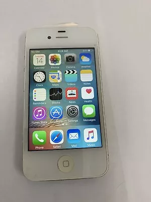 Apple IPhone 4s - 16GB - White (Unlocked) A1387 (CDMA + GSM) New Screen (Ip4s/7) • $200