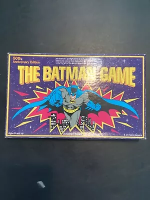 Vintage 1989 The Batman Game 50th Anniversary Edition Board Game • $15.95