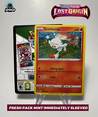 $2.25 • Buy Scorbunny SWSH244 Black Star Promo W/ QR Code Lost Origin Pokémon TCG Card MINT