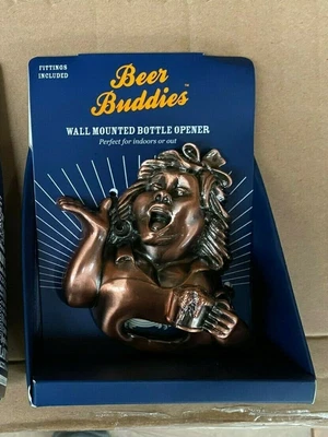 £9.95 • Buy Beer Bottle Opener Wall Mounted Beer Buddies Betty Stoggs Quality Metal Finish
