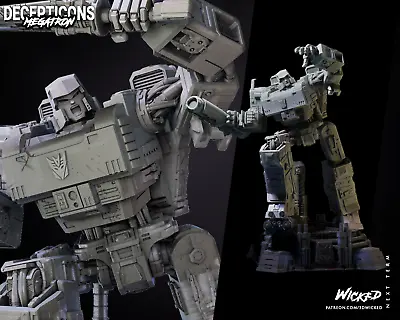 Megatron Statue - Transformers - 1:12 Or 1:24 Scale • $19.99