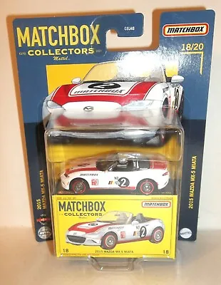 2022 Matchbox 1:64 Mbx Collectors 18/20 White 2015 Mazda Mx-5 Miata • $11.99