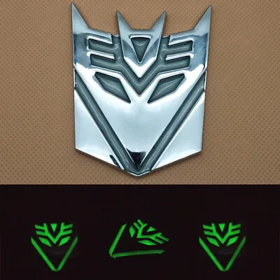 Metal Chrome Transformers Decepticon Logo Emblem Car Badge Trunk Sticker Decal • $16.99