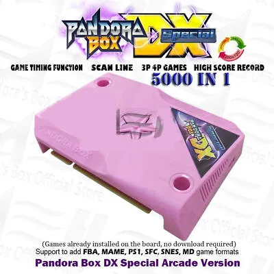 Pandora Box DX SPECIAL 5000 Game Arcade JAMMA PCB Version 3P4P 3D HDMI VGA CRT • £64.80