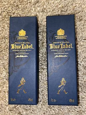 Johnnie Walker Blue Label Scotch Whisky - Two 5cl ￼ Miniature Bottles With Box • $30