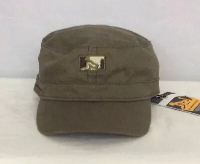 Drunknmunky Men's Khaki Green Military Style Twill Cap One Size Bnwt • £8