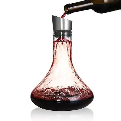 LEMONSODA Wine Aerator Pourer - Glass Decanter Aerator With Filter - 1500 ML • $39.99