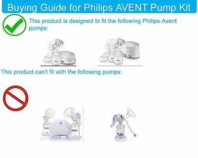 $62.04 • Buy Flange Kit For Philips Avent Comfort Breastpump