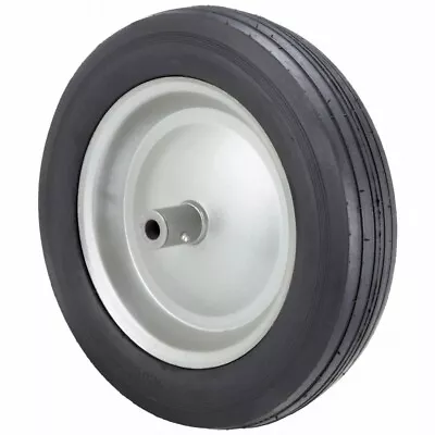 16  Diameter X 4  Width Semi-Pneumatic Wheelbarrow Wheel 450lb Ribbed 1NWZ9 • $32