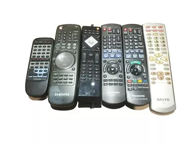 Replacement Samsung Panasonic Toshiba Vizio Sanyo DVD Blu-ray Remote Lot Of 6 • $18