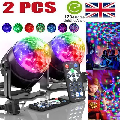 Party Magic Ball Light LED Party Disco RGB Rotating Club DJ Stage Lights Lamp • £8.99