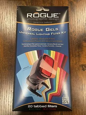 Rogue Gels Universal Lighting Kit: 20 Tabbed Filters For Hot-Shoe Flashes • $29.99