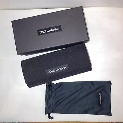 Dolce & Gabbana New Authentic Sunglass/Eyeglass Case Cloth/Pouch And Box • $25.55