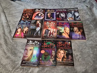 BuFFy ThE VaMpiRe SlAyER Lot Of 13-HEAT/UNSEEN THE BURNING/AFTERIMAGE/CHOSEN • $36