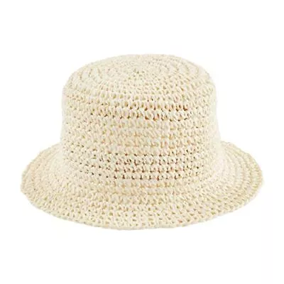 Mud Pie Women Woven Bucket Hat Cream One Size Size Cream  • $47.48