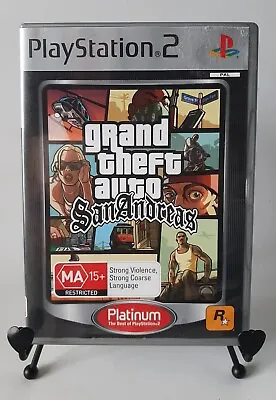 Grand Theft Auto: San Andreas GTA Playstation 2 COMPLETE With Manual Map VGC  • $50