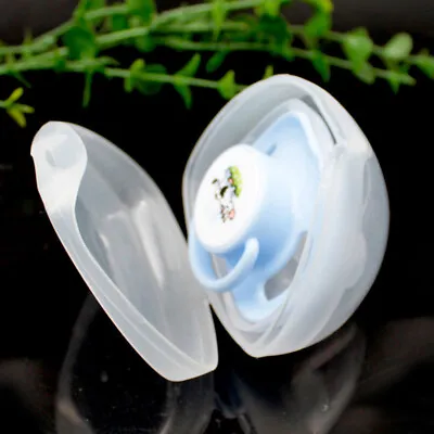 Pacifier Case Box Nipple Shield Case Storage Holder For Infant New Born Baby • £2.89