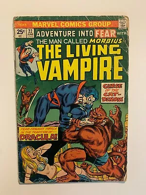 Fear #22 - Jun 1974 - Marvel Comics - Morbius - 4.0 (VG) • $5.10