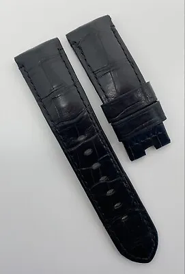 $195 • Buy Authentic Officine Panerai 24mm X 22mm Black Alligator Watch Strap Band OEM