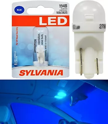 Sylvania Premium LED Light 194 Blue One Bulb Interior Map Replace Upgrade Lamp • $11