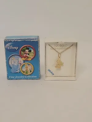 Vintage 10k Yellow Gold Mickey Mouse Disney Fine Jewelry CollectionCharm Pendant • $119.99