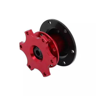Red Snap Off Quick Release Adapter Kit For 6 Bolt Momo/Sparco Steering Wheels • $35.95