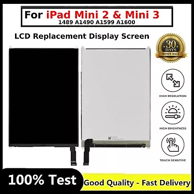 For IPad Mini 2 & Mini 3 A1489 A1490 A1599 A1600 LCD Replacement Display Screen • £36.49