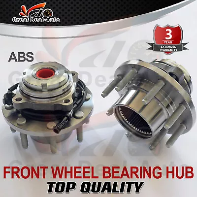 Pair For Ford Front Wheel Bearing Hub Assembly F250 F350 RM RN 4WD ABS 1999-2004 • $301