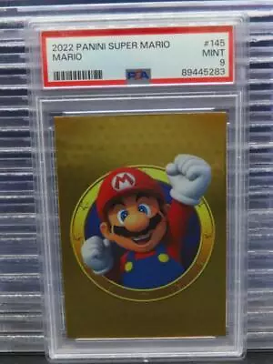 2022 Panini Super Mario Brothers TCC Mario #145 PSA 9 MINT • $0.99