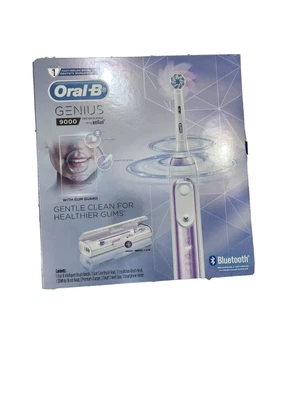$170 • Buy Oral B Genius 9000 Electric Rechargeable Toothbrush Set Oral Care Orchid Purple