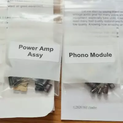 Marantz 2325 Power Amp & Phono Capacitor Cover Kit Diodes Transistors • $35