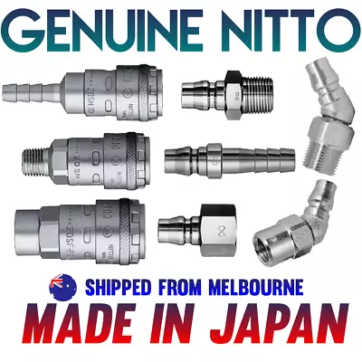 Nitto Air Fittings Hose Fitting Genuine Quick Connect One Touch Couplers • $7.43