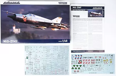 Eduard 1/48 Weekend Edition MiG-21MF Soviet Cold War Jet 84177 4 Decal Options • $27.77