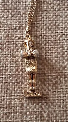 Vintage Signed FRA  Pendant Charm Gold Tone Chain Necklace  VIRGO  Zodiac Sign • $6.50