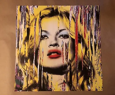 Mr Brainwash Kate Moss Model Lithograph Poster Print Rare! Andy Warol Banksy • $395