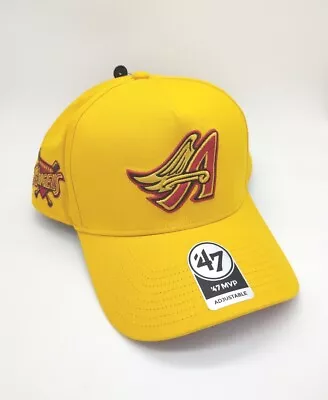 L.A. Anaheim Angels '47 Cooperstown Vintage Logo Hat Cap Men's Snapback Yellow • $19.99