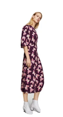 $31 • Buy Mango (M.N.G) Patterened Midi Dress