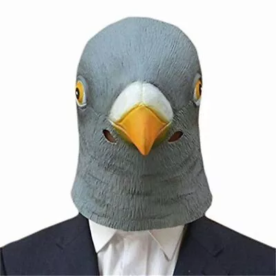 Pigeon Mask Latex Giant Bird Head Halloween Cosplay Costume Theater Prop Masks' • $21.49