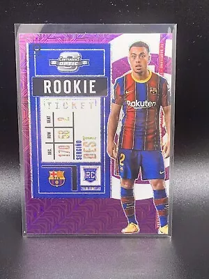 Sergino Dest 2020-21 CONTENDERS OPTIC ROOKIE TICKET PURPLE MOJO #6 BARCELONA! • $7.50