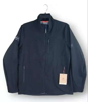 Mammut Men's Corporate Soft Shell Jacket Build Group Embordered Black L • $57.99