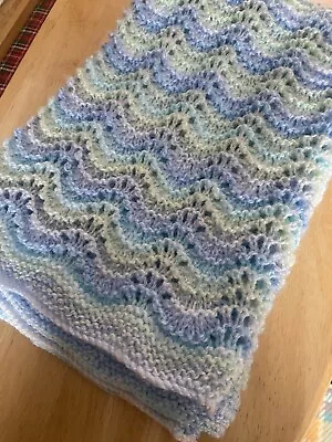 £15.99 • Buy Hand Knitted Baby Shawl