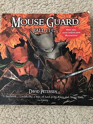 Mouse Guard : Fall 1152 By David Petersen (2008 Trade Paperback) Book Comic • $9.95