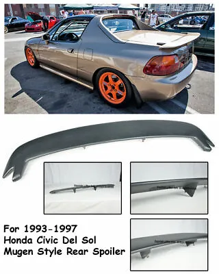 $1199.99 • Buy Mugen Style Rear Trunk Spoiler Wing Kit Honda Del Sol 1993-1997 Eg2 Lip